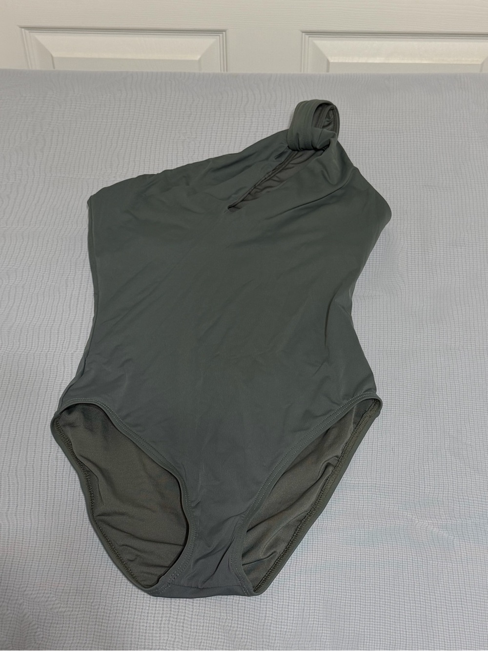 Carmen Marc Valvo Olive Green Swimwear One-Piece